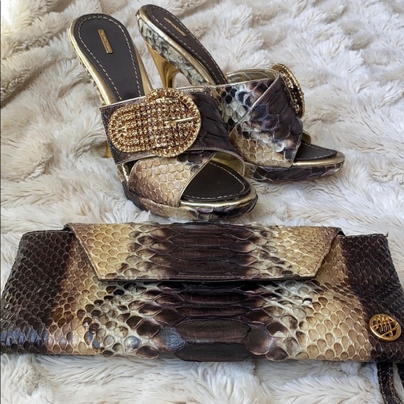 Italian Exotic leather Python purse! - Picture 9 of 9